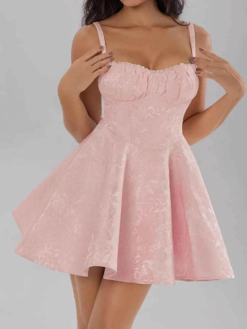 Satin Mini Cami Dress with Bow for a perfect OOTD – dress to impress outfits from Amexza