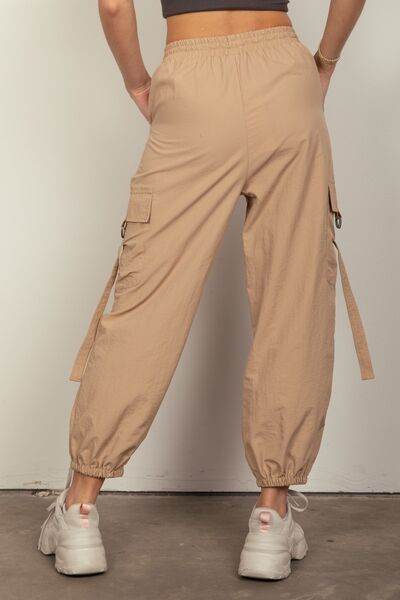 VERY J Elastic Waist Woven Cargo Pants for a perfect OOTD – dress to impress outfits from Amexza