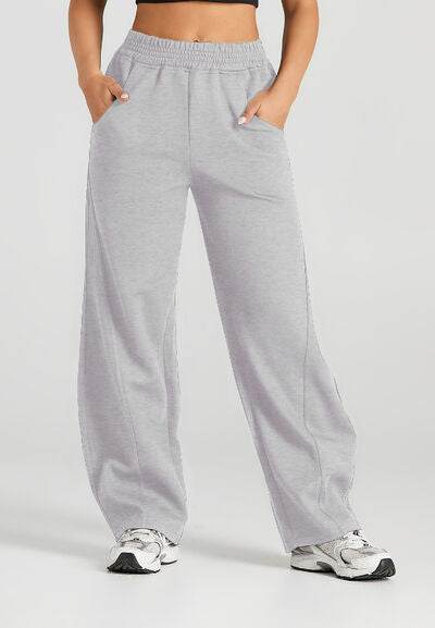 Elastic Waist Sweatpants with Pockets for a perfect OOTD – dress to impress outfits from Amexza