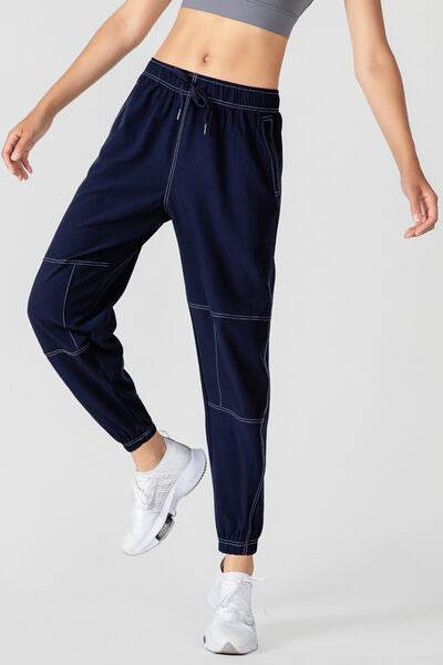 Basic Bae Drawstring Joggers with Pockets for a perfect OOTD – dress to impress outfits from Amexza