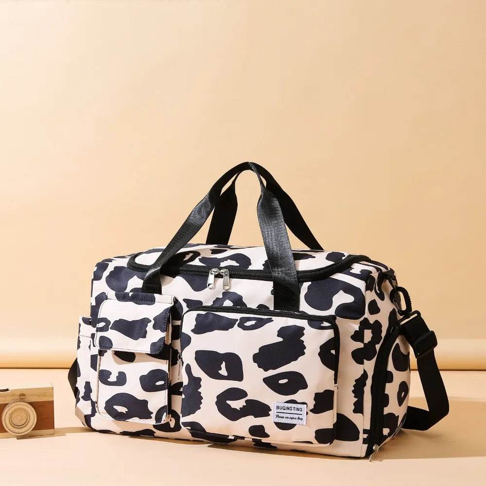 Oxford Cloth Animal Print Travel Bag for a perfect OOTD – dress to impress outfits from Amexza