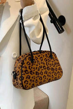 Leopard Suede Medium Shoulder Bag for a perfect OOTD – dress to impress outfits from Amexza