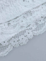 Lace Off-Shoulder Flounce Sleeve Maxi Dress