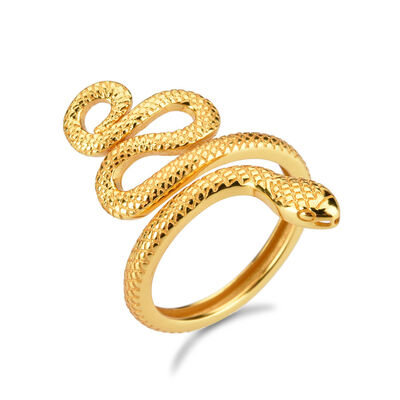 925 Sterling Silver Snake Shape Ring for a perfect OOTD – dress to impress outfits from Amexza