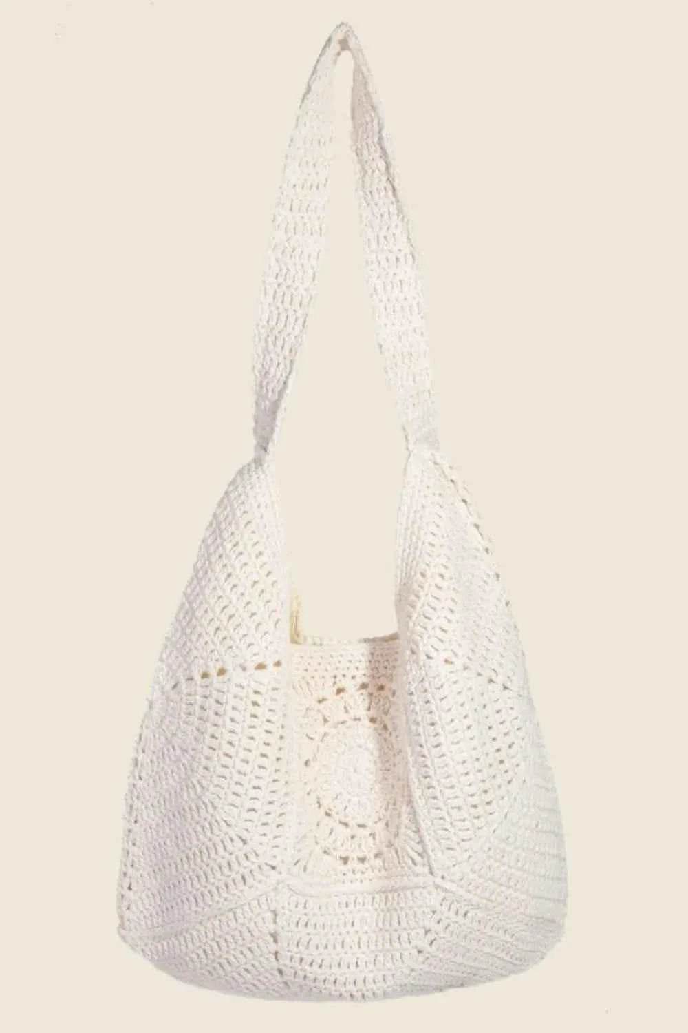 Fame Braided Panels Hobo Shoulder Tote Bag for a perfect OOTD – dress to impress outfits from Amexza