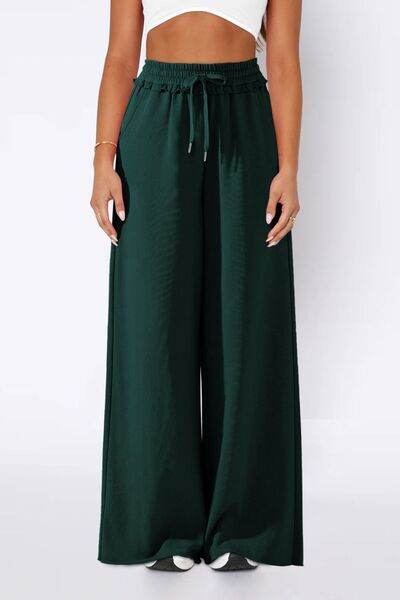 High Waist Wide Leg Pants Black Forest for a perfect OOTD – dress to impress outfits from Amexza