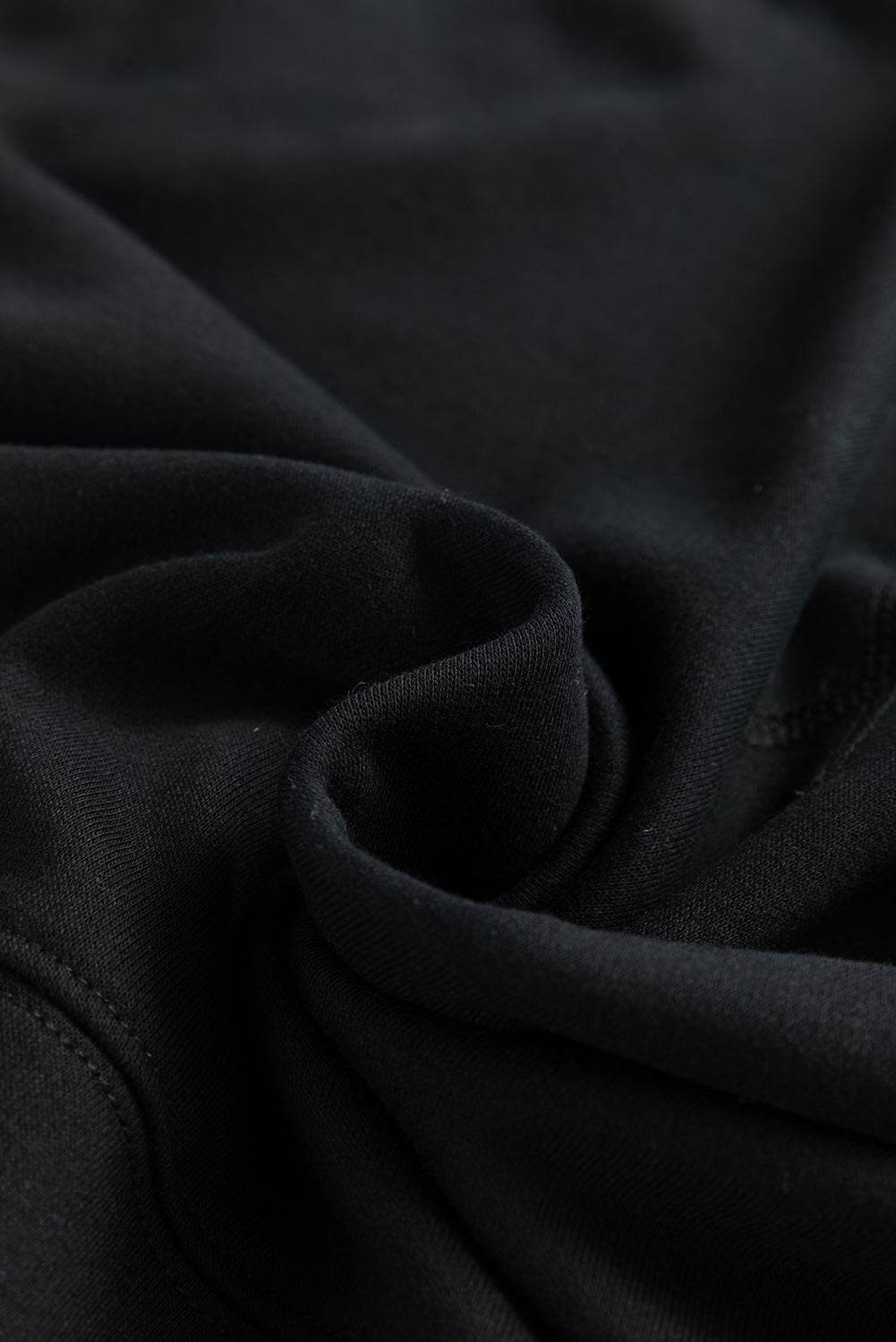 Solid Color Round Neck Long Sleeve Sweatshirt for a perfect OOTD – dress to impress outfits from Amexza