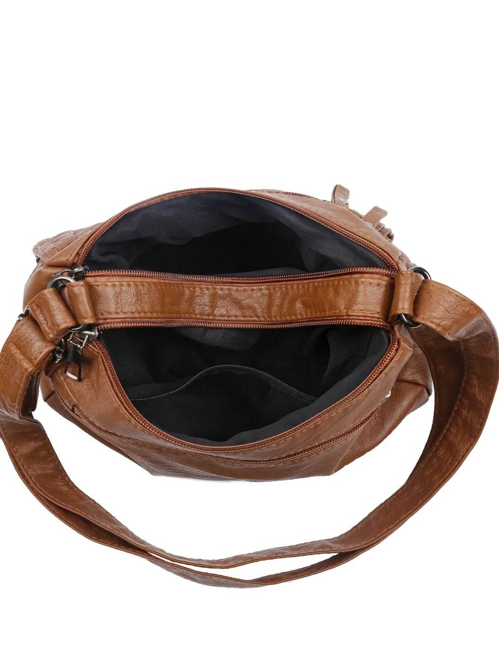 PU Leather Multi Pockets Shoulder Bag for a perfect OOTD – dress to impress outfits from Amexza