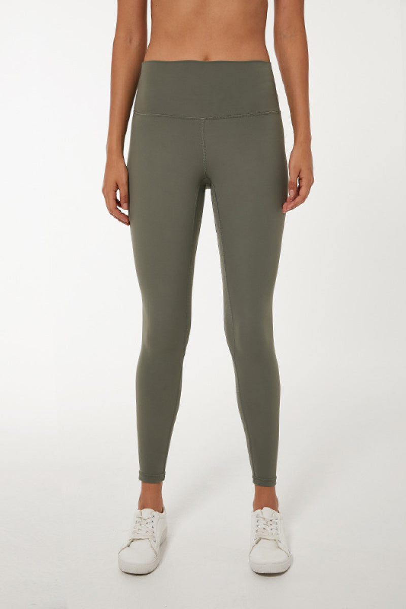 Millennia High Waist Active Leggings Olive for a perfect OOTD – dress to impress outfits from Amexza