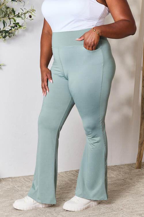 Heimish Full Size Wide Waistband Sports Pants for a perfect OOTD – dress to impress outfits from Amexza