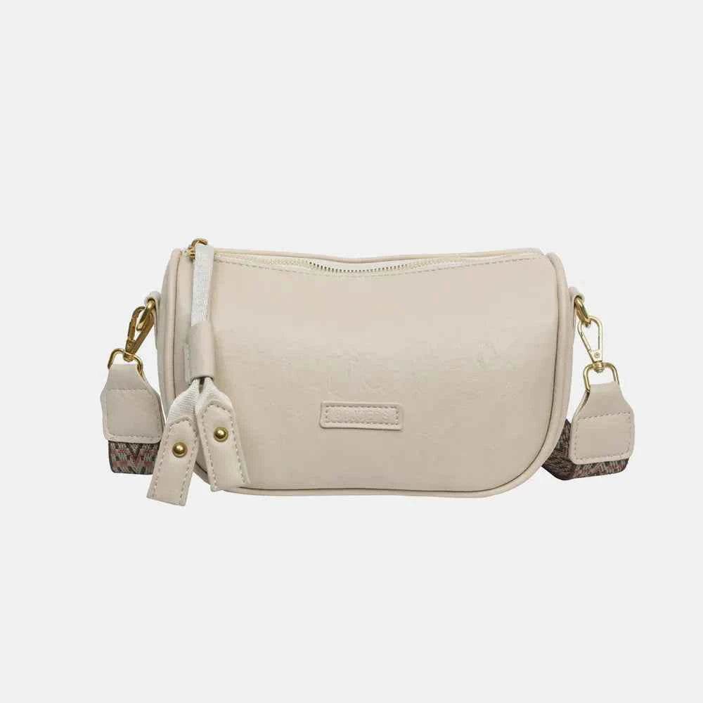PU Leather Shoulder Bag Ivory One Size for a perfect OOTD – dress to impress outfits from Amexza