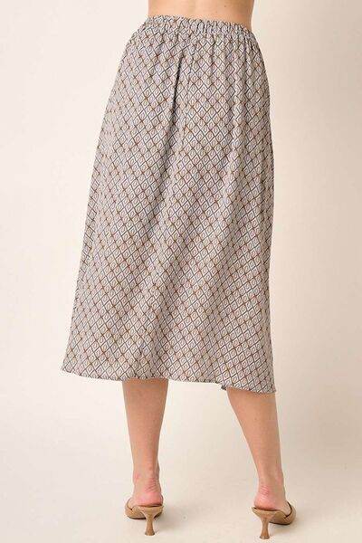 Mittoshop Printed Midi Skirt for a perfect OOTD – dress to impress outfits from Amexza