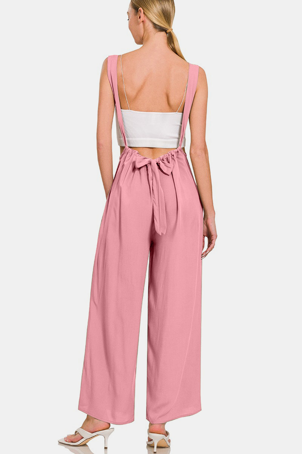 Zenana Pocketed Wide Strap Wide Leg Overalls for a perfect OOTD – dress to impress outfits from Amexza