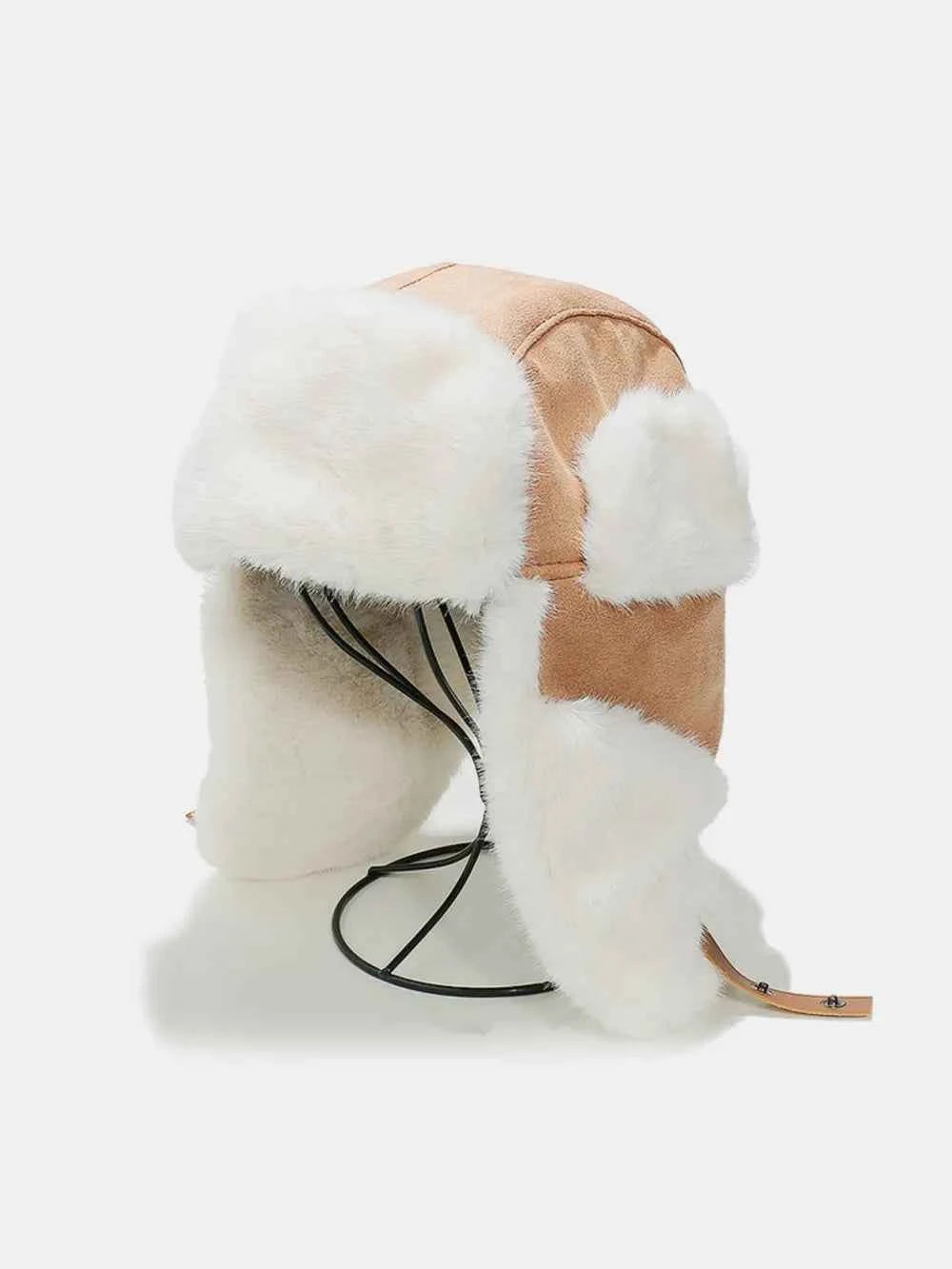 Thermal Fuzzy Earmuffs Winter Hat Camel One Size for a perfect OOTD – dress to impress outfits from Amexza
