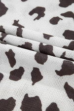 Leopard Boat Neck Long Sleeve Knit Top for a perfect OOTD – dress to impress outfits from Amexza