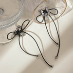 Stainless Steel Wax Rope Heart Earrings for a perfect OOTD – dress to impress outfits from Amexza