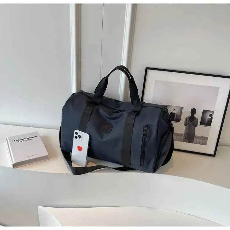 Oxford Cloth Travel Bag Dark Navy One Size for a perfect OOTD – dress to impress outfits from Amexza