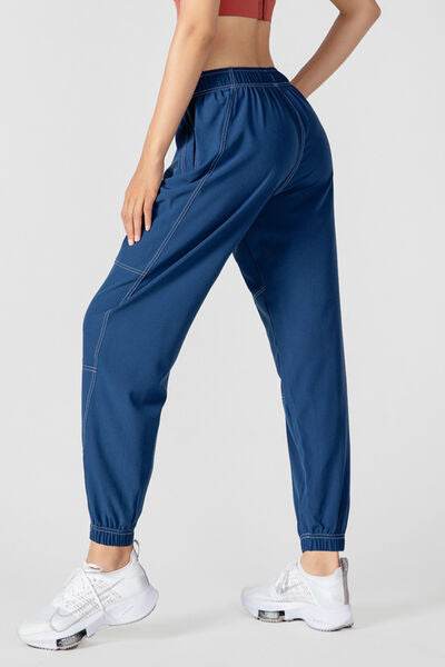 Basic Bae Drawstring Joggers with Pockets for a perfect OOTD – dress to impress outfits from Amexza