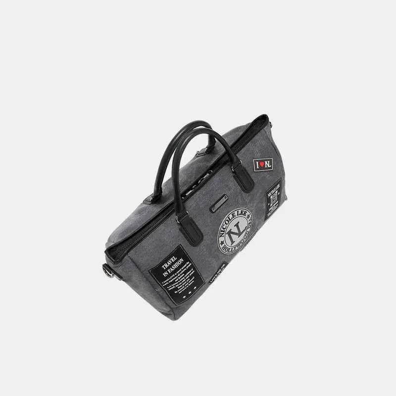 Nicole Lee USA Denim Patch Duffel for a perfect OOTD – dress to impress outfits from Amexza