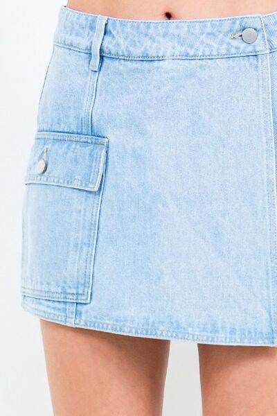 American Bazi Cargo Pocket Mini Skort - Amexza