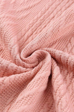 Sequin Leopard Round Neck Long Sleeve Sweater for a perfect OOTD – dress to impress outfits from Amexza