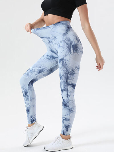 Tie-Dye High Waist Active Leggings for a perfect OOTD – dress to impress outfits from Amexza