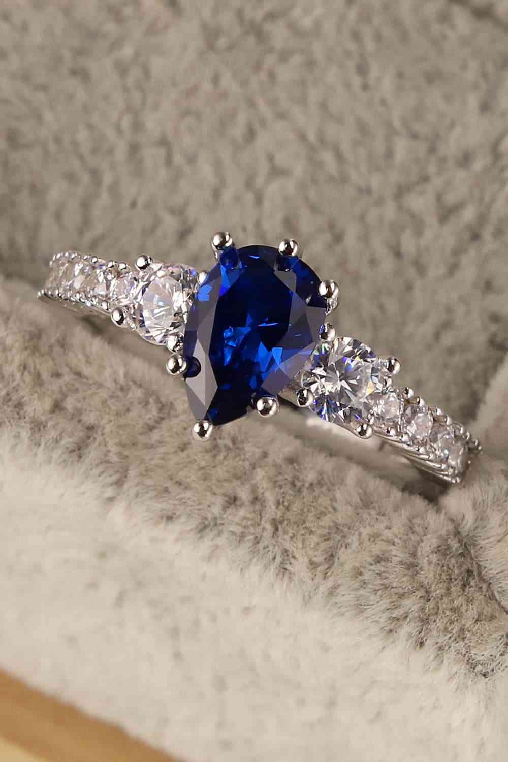 Spinel Pear Shape Ring for a perfect OOTD – dress to impress outfits from Amexza