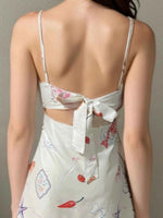 Tie-Front Mini Cami Dress