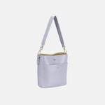 David Jones PU Leather Shoulder Bag Blue One Size for a perfect OOTD – dress to impress outfits from Amexza