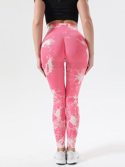 Tie-Dye High Waist Active Leggings for a perfect OOTD – dress to impress outfits from Amexza