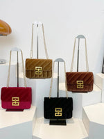 Solid Color Chain Shoulder Bag for a perfect OOTD – dress to impress outfits from Amexza