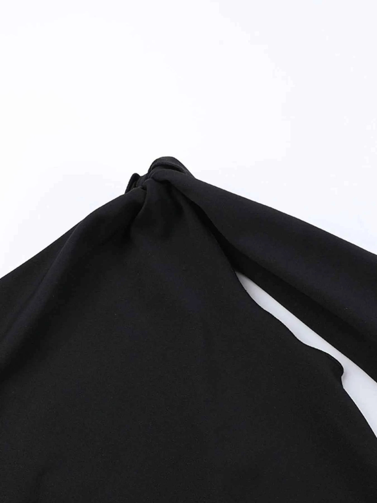 Asymmetrical Tied Sleeveless Maxi Dress