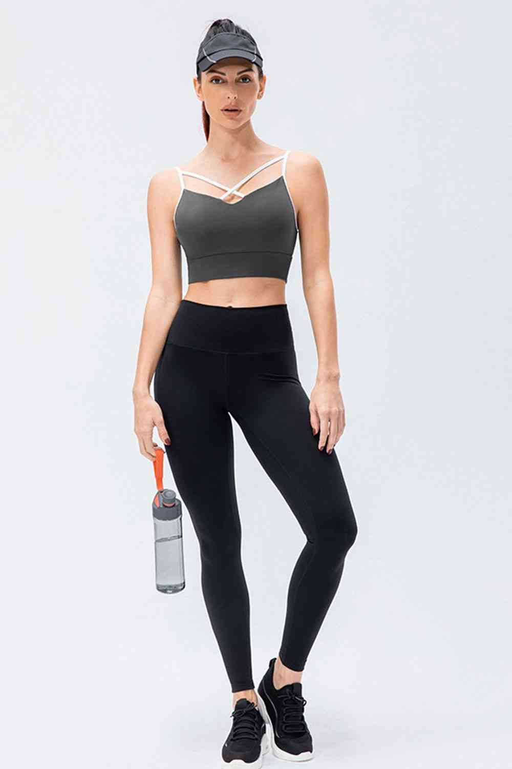 Wide Waistband Slim Fit Active Leggings for a perfect OOTD – dress to impress outfits from Amexza