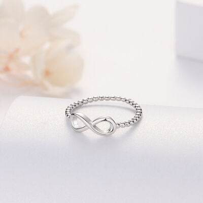 Number 8 Zircon 925 Sterling Silver Ring for a perfect OOTD – dress to impress outfits from Amexza