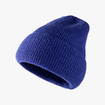 Thermal Solid Knit Hat Violet One Size for a perfect OOTD – dress to impress outfits from Amexza
