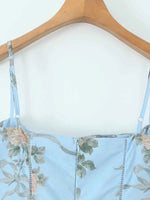 Floral Print Square Neck Cami Maxi Dress