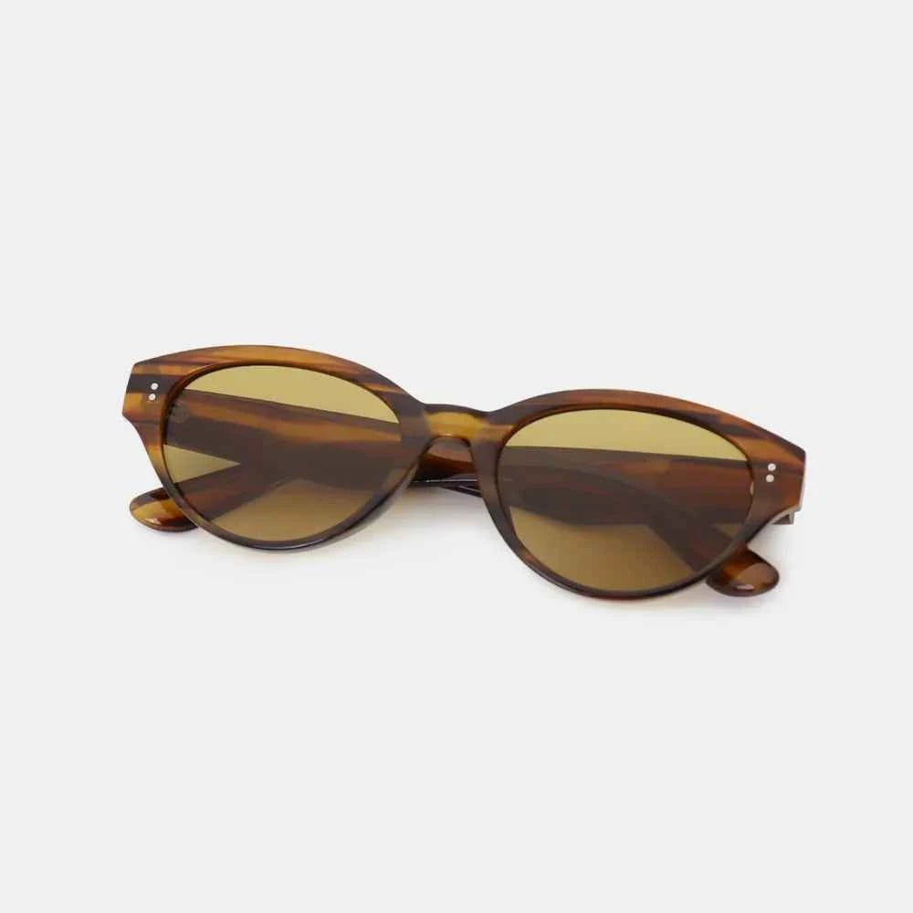 Polycarbonate Frame Cat-Eye Sunglasses Brown One Size for a perfect OOTD – dress to impress outfits from Amexza