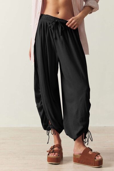 Drawstring Ruched Pants for a perfect OOTD – dress to impress outfits from Amexza