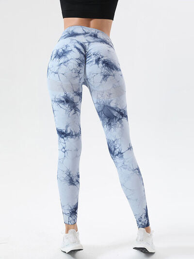 Tie-Dye High Waist Active Leggings for a perfect OOTD – dress to impress outfits from Amexza