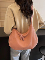 Ribbed Adjustable Strap Shoulder Bag for a perfect OOTD – dress to impress outfits from Amexza