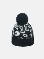 Leopard Hat with Pompom Black One Size for a perfect OOTD – dress to impress outfits from Amexza