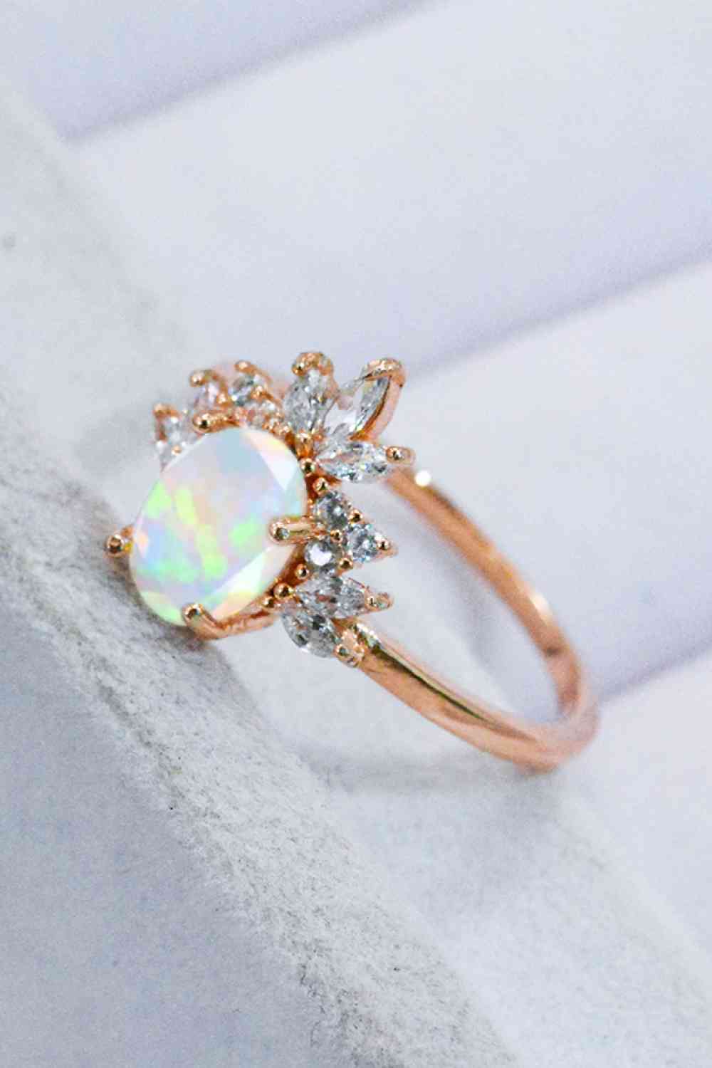 Best Of Me 925 Sterling Silver Opal Ring for a perfect OOTD – dress to impress outfits from Amexza