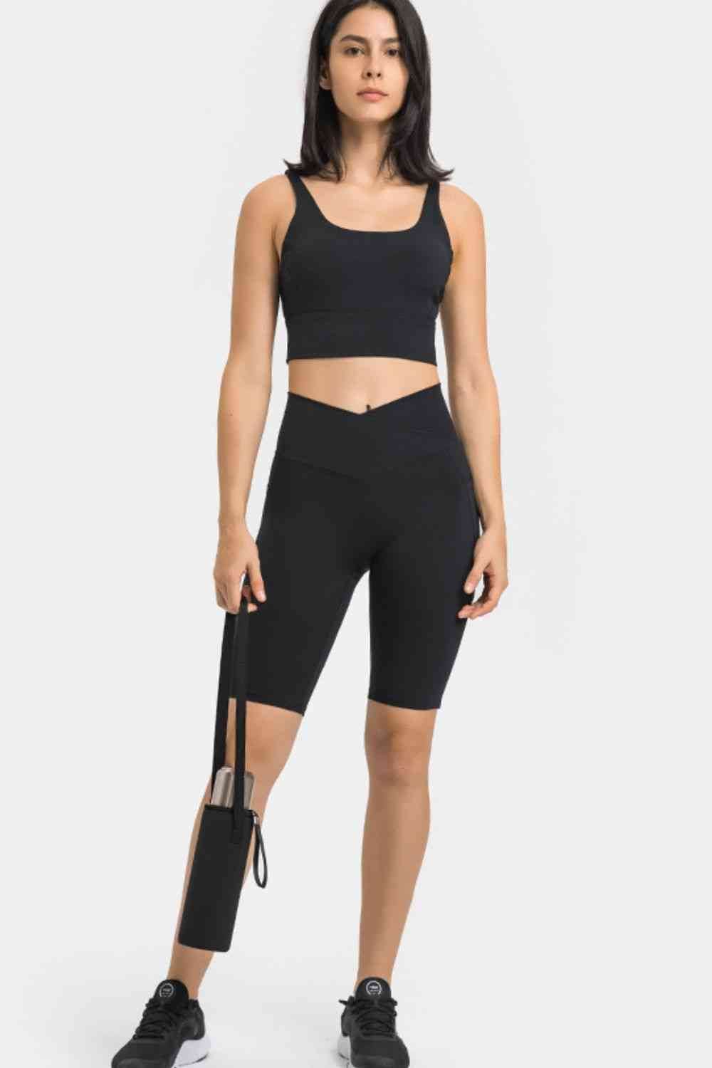 Millennia High Waist Biker Shorts with Pockets for a perfect OOTD – dress to impress outfits from Amexza