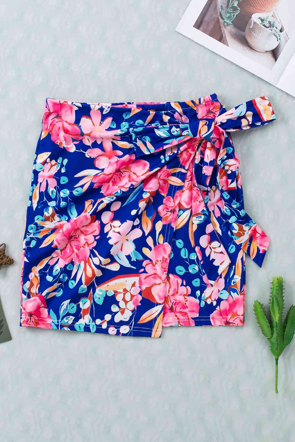 Floral Tied Mini Skirt for a perfect OOTD – dress to impress outfits from Amexza