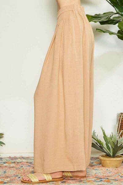 Mittoshop Wrap Pleating Detail Wide Leg Pants for a perfect OOTD – dress to impress outfits from Amexza