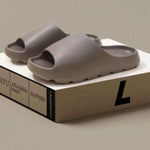 Open Toe Platform Slippers Brown for a perfect OOTD – dress to impress outfits from Amexza