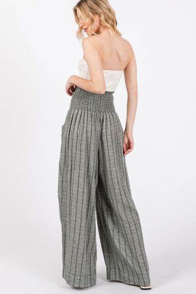 SAGE + FIG Cotton Gauze Wash Stripe Pants for a perfect OOTD – dress to impress outfits from Amexza