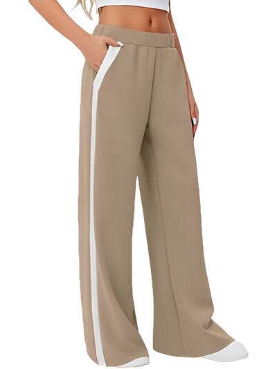 Side Striped Wide Leg Pants for a perfect OOTD – dress to impress outfits from Amexza