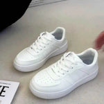 Lace-Up Round Toe Platform Sneakers for a perfect OOTD – dress to impress outfits from Amexza