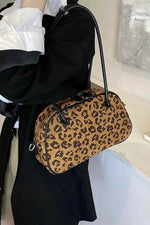 Leopard Suede Medium Shoulder Bag for a perfect OOTD – dress to impress outfits from Amexza
